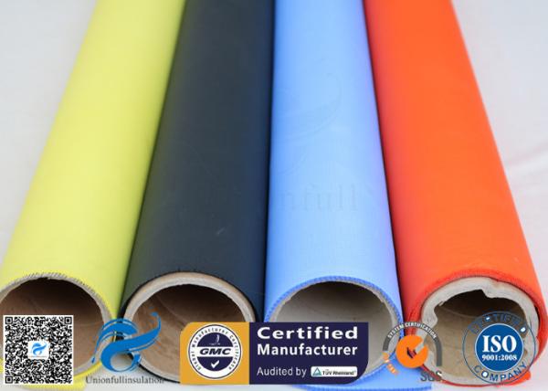 Acrylic Coated Fibreglass Fabric Orange 7628 260℃ 500℉ Chemical Resistant