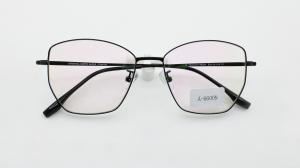 China Street Fashion Metal Frame Men Women Clear Lens Glasses Mirrored Flat Lenses Eyeglasses Anti Blue Eye Protection Frame on sale