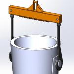 1-20 Ton Ladle Crane Spare Parts C Type Hook