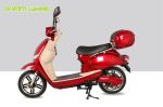 16"X2.5 Electric Moped Scooter With Pedals 500W 48V Battery