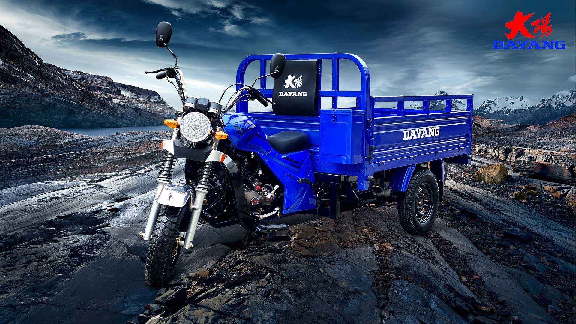 3-Wheel Motorized Tricycles for Adults Tipper Cargo Maximum Speed ≥70Km/h