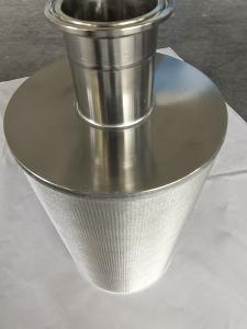 Wholesale 304 316 SS Shaped Filter For Petroleum And Petrochemical Separation Process Media from china suppliers