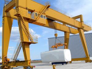 Wholesale Customize Steel Double Girder Gantry Crane With No Or Double Outer Cantilever from china suppliers