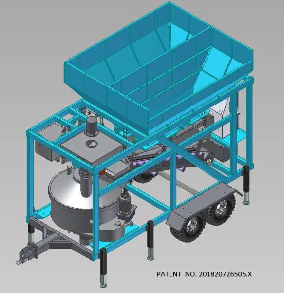 Mobile On Site Concrete Batching Plant Quick Installation And Quick Relocation