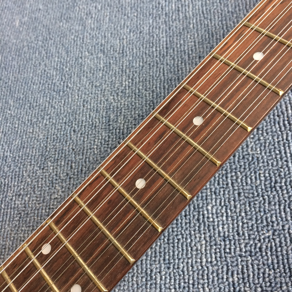 New style high-quality customized Double Neck & body electric guitar with rosewood fingerboard