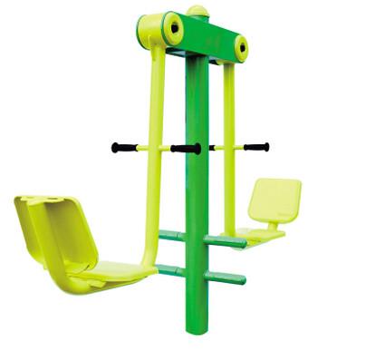 outdoor gym equipment steel based zinc powder coating leg stretching machine-OK
