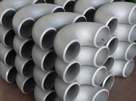 Long Radius Bend Butt Welding Pipe Fittings Stainless Steel 180D Elbow A403