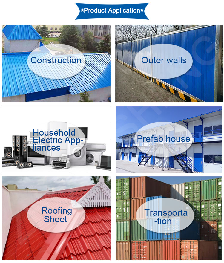 Zinc Coating 20-275g/m2 0.35mm 0.6mm Red Prices IBR White Roofing Iron Sheets PPGI Corrugated Roofing Sheet Tolerance ±1%
