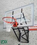 Indoor / Outdoor Wall-Mounted Basketball Hoop With Safety Tempered Glass