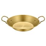 Wholesale TOP Seller Gold Cookware Dry Pan Stainless Steel Ramen Pots Seafood