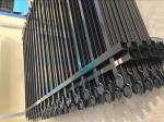 Boundary protection welded galvanized steel temporary picket fence tubular