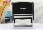 Denasow Square 75x38mm Red/Black Plastic Self-inking Big Custom Return Address