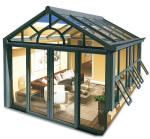Customized Aluminum Glass Sunroom For Energy Saving In Office Building Winter