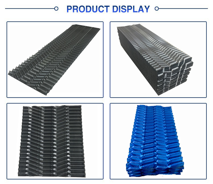 PVC Fill Packing Cooling Tower Plastic Honeycomb Cooling Tower Fill Material 1