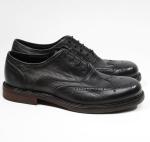 Branded Design Mens Leather Dress Shoes Pointed Toe Oxford Brown Lace Up Dress
