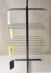 HongChuang Retail Hanging Products Use Supermarket Display Racks With Hooks