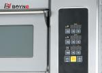 Commercial Industrial Three Layer Six Trays Deck Oven With Long Glass Electric