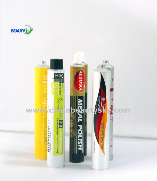 Cosmetic Packaging Aluminum Tube Containers Made Of Pure Aluminum For Hair