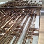 Rose Gold Stainless Steel Perforated Panels For Garden Fence/Privacy Fence/Metal
