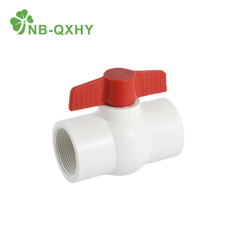 Customized High Quaility Plastic PVC Ball Valve with Socket or Thread Ends
