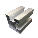 Aluminum Railing Handrail Profile Pre-Buried U-Shaped Groove Aluminum Alloy Open