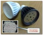 Electric Insulation WHITE Thermally Conductive PLASTIC Lamp Cup PA6 2.5W/MK, 1