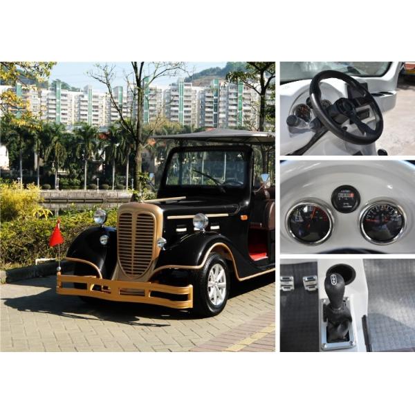 Comfortable 11 Seats Pure Electric Vintage Cars Tourist Vehicles With AC System