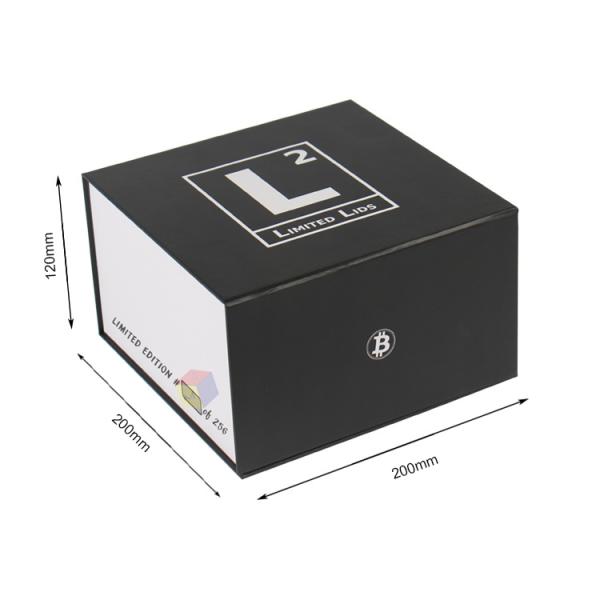 Square Cheap Cardboard Hat Box with Clear Window and 1-3 Days Sample Time for Wholesale