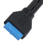 USB 3.0 Front Panel Motherboard 19/20 Pin Cable To USB Female Splitter Adapter