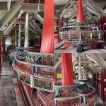 Used Middle Six Shuttle Circular Loom For FIBC Bags Woven Bags