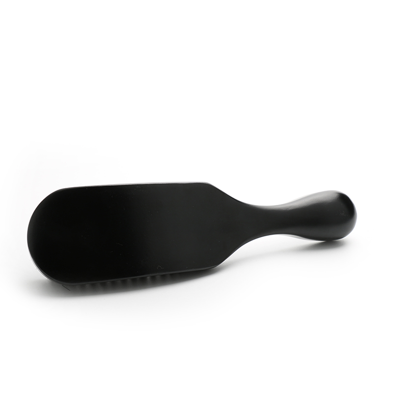 OEM Men'S Grooming Beard Brush Hard Bristle Black 360 Wave Brush For Black Men