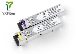 Wholesale 1.25G BIDI 80km SFP Fiber Optical Transceiver Module LC Connector from china suppliers