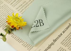 Wholesale Ice Green Zigzag Edge Microfiber Glasses Cloth Black Silk Screen Printing from china suppliers