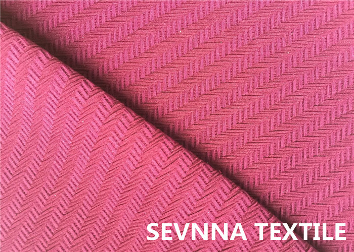 Four Way Elastan Micro Fiber Patterned Lycra Fabric Chlorine Resistance