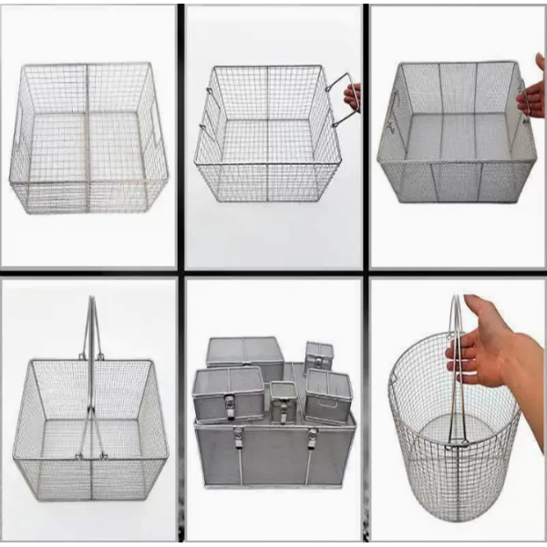 OEM Design New Home Stainless Steel Fast Food Bakery Bread Egg Storage Basket