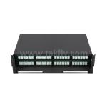 Black Fiber Optic MPO Cassette MTP Patch Panel Management for Data Center FTTX