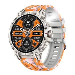 Wholesale 1.85&quot; Rugged Smart Watch Touch Screen Bluetooth Calling Flashlight Compass from china suppliers