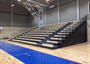 Wholesale Travelling Retractable Seating System / Plywood Deck Movable Stadium Seating from china suppliers