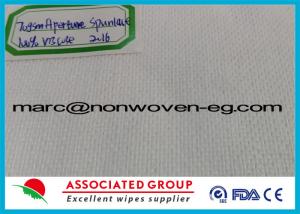 Wholesale Apecture / 22 Mesh Spunlace Non Woven Fabric 70GSM 100% Viscose from china suppliers
