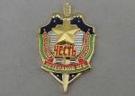 Belarus Souvenir Badges by Zinc Alloy Die Casting , Synthetic Enamel and Gold