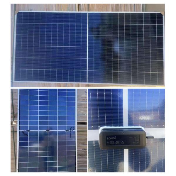 Longi Solar Panel 575Watts 585Watts 590Watts 182mmx182mm Cell Size 22.8% Efficiency