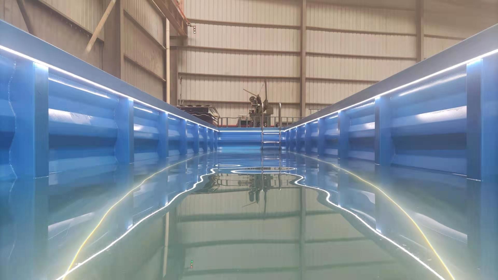 Graphic Design 11m Shipping Container Pool Withstand 4800 Gallons