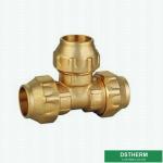Female Wall Plated Threaded Elbow Screw PE Fittings Brass PE Compression