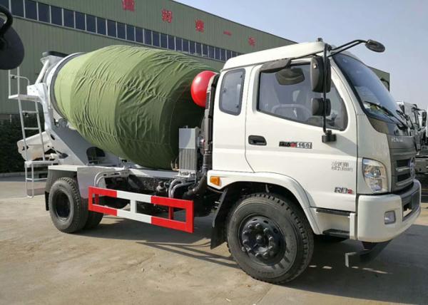 4CBM Ready Mix Concrete Mixer Trucks 4000 Liters , 4X2 Mini FORLAND Self Mixing