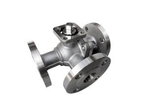 Wholesale 3 Way Ball Valve Stainless Steel Direct Mounting Pad for Motor Actuators Automation from china suppliers