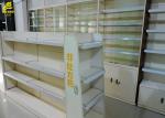 30kg/ Layer Load Medical Store Racks , Glass Doors Locker Pharmacy Shelving