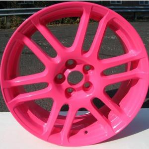 Wholesale Smooth Finish Polyester Powder Coating , Pink Powder Coat Highly Decorative from china suppliers