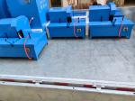 12v 2 Inch Blue Color Hydraulic Hose Cutting Machine Dust Free High Pressure