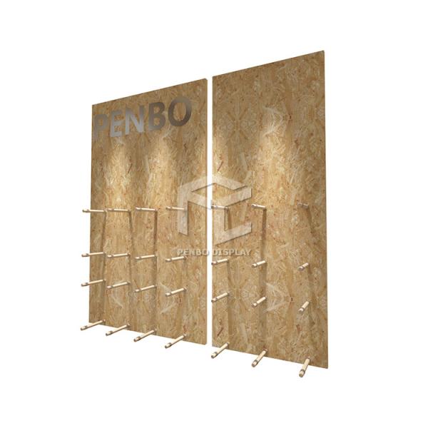 Custom Metal Bedding Store Display Racks Wooden Home Textile Store Display Cabinet