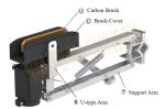 Aluminum NCT-500 / NCT*2-500 Carbn Brush for NSP-H32 Conductor Rail Accessories